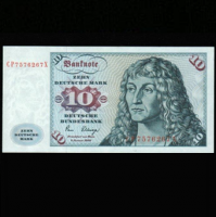 Deutschland: 10 DM, Serie: Segelschiff/Cranach, Banknote 