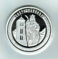 Andorra: 10 Diners 2010, Hl. Barbara, Silber 