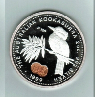 2 Dollars 1999, 'The 1930 Penny', Silber 