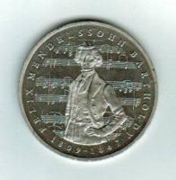 Deutschland: 5 D-Mark (DM) 1984, Felix Mendelsohn Bartholdy 