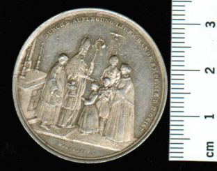 Firm-Taler um 1850: Stempelschneider: Drentwett, unbehandelt, sehr schöne Patina, i.A. 