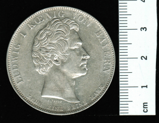 Bayern: Geschichts-Taler, 1827, Th*53, Ludwig I./Stiftung der Ludwigs-Ordens 