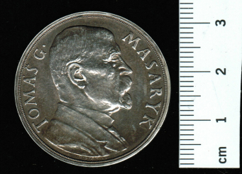 Tschechoslowakei / Zeitgenössische Medaille: 85. Geburtstag von Thomas G. Masaryk 