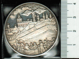 Deutschland/Ulm: Flugversuch von Albrecht Berblinger, 25,03/1.000 Silber 