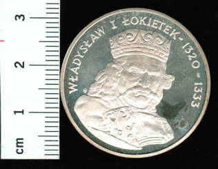 Polen: 500 Zlotych, 1986 (Y*161), Ladislaus IV, 16,5/750 Silber / 8.000 Exemplare 