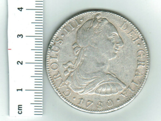 MEXICO: 8 Reales 1780  Münzz. Mo 