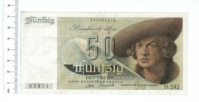 50 Deutsche Mark 1948 / Franzosenschein 