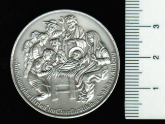 Deutschland/Bayern: Amberg, Anbetung/Darst. im kurf. Schloss + städtische Motive, 11,97/1.000 Silber 