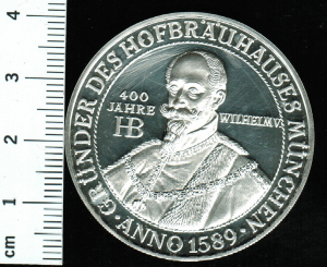 Medaille: 400 Jahre Hofbräuhaus München 