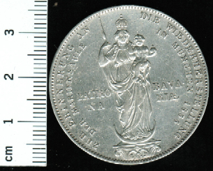 Bayern: 2 Gulden 1855, Marien-Gulden in Silber 