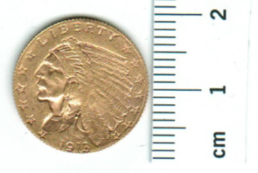 USA: 2 1/2 Dollars, 1913: Indianer/Seeadler, 4,18g/900 Gold 