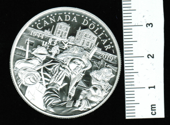 Canada / Kanada: 1 $, 2019, 75. Jahrestag 'D-Day', Silber / ovp 