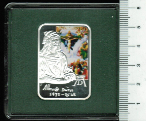 Andorra: 10 Diners, 2010: Albrecht Dürer, Silber in OVP 