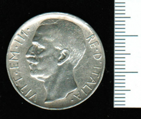 Italien: 10 Lire, 1930: 'BIGA' / Vittorio Emanuelle III, Silber, Angebot 