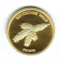 20 Euro 2012 div: A/D/F/G/J, Motiv Fichte, Gold 