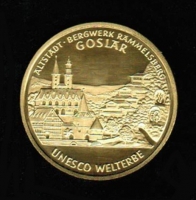 100 Euro, 2008, Goslar/Bergwerk Rammelsberg, in Originalverpackung, Gold 