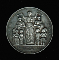 Frankreich, 1853, Einschulung an der Seine / Adler, Silber 