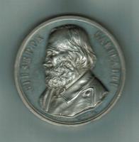 Guiseppe Garibaldi, mit Freimauer-Emblem 