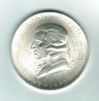 Republik Österreich: 2 Schilling 1932, klassischer Komponist Joseph Haydn (1732 - 1809), Silber 