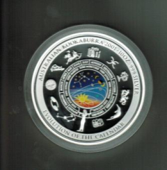 Australien: 10 Dollars, 2001, Entwicklung des Kalenders, Silber 