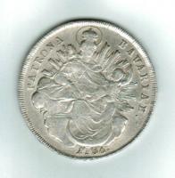 Bayern: Karl Theodor, Konventionstaler (''Sau-Taler''), 1786 Kopfbild mit ungeb. Haaren Patrona Bavariae / Mutter Gottes mit Jesuskind, vz, Silber 