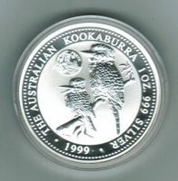 1 Dollar 1999, Kookaburra PrivyMark, Silber 