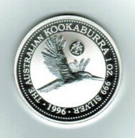 Australien, 1 Dollar 1996, Mzz. Belgien/Atomium, 1 Unze Silber 