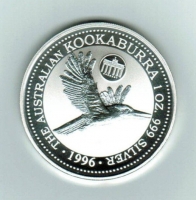1 Dollar 1996, PrivyMark: Brandenburger Tor, Silber 