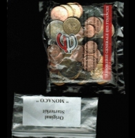Inhalt/Nominal *15,25 Euros 2001, Monaco-Kursmünzen: 1 Cent bis 2 Euro 2001, prägefrisch in Ovp. (Starterkit) 