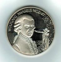 Österreich, 5 ECU 1996, Mozart, Wien 