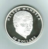 10 Dollars 2001, Nelson Mandela, 20g / Silber 