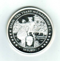 Manuel de Falla, 10 Euro 1996, Silber 