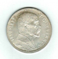 20 Korun 1937, Tomas Garrigue Masaryk, Silber 