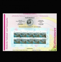 10 Euro 2004, Deutsche National- und Naturparke: Wattenmeer, Numisbrief + Silber 