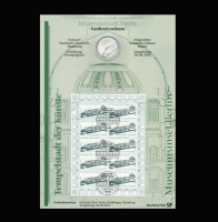 10 Euro, 2002, Museumsinsel Berlin / Tempelstadt der Künste, Numisbrief + Silber 