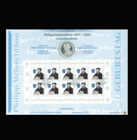 10 D-Mark, 1997, Philipp Melanchthon, Original, Numisbrief + Silber 