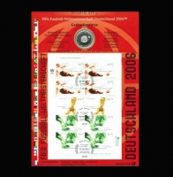 10 Euro 2004, FIFA WM in Deutschland, Silber + Numisblatt 