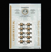 10 Euro 2003, Justus von Liebig, Numisbrief / Silber 