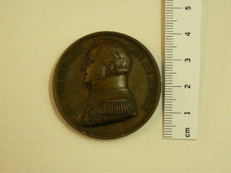 Frankreich: Charles Ferdinand de Bourbon, Herzog von Berry: Medaille auf den Tod -1820, Kupfer, vz 