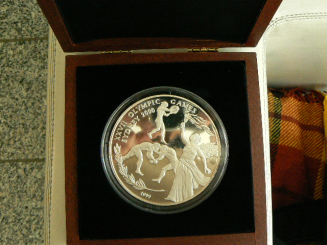 Afghanistan: 5.000 Afghanis, 1999: Olympiade Sommer 2000 in Sydney, 503g/999 Silber in OVP 
