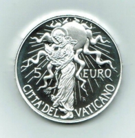 Hl. Franziskus von Assisi, 5 Euro, 2007 