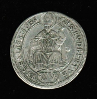 15 Kreuzer 1685, Rudberg und von Kuenberg, Silber 