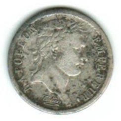 Frankreich, Demi (1/2) Franc, 1808, Mzz 'Biene' AN XII., 'Napoleon' als 1. Consul 