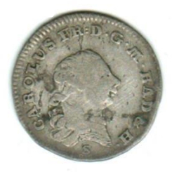 Deutschland/Baden-Durlach: 5 Kreuzer, 1767, Markgraf Carl-Friedrich von Baden-Durlach 