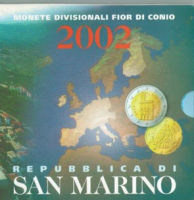 San Marino: Euro-Kursmünzensatz 2002, Ausverkaufs-Angebot 