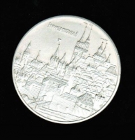 Deutschland/Bayern: Nürnberg: Nachprägung eines Schau-/Schraub-Talers aus Nürnberg, die deutschen Städte, 42,54g./999 Silber im Etui 