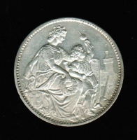 Schweiz: 5 Franken 1865, Eidgen. Schützenfest Schaffhausen, Silber 