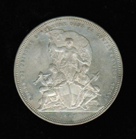 5 Franken 1881, Schützenfest Fribourg, Silber 