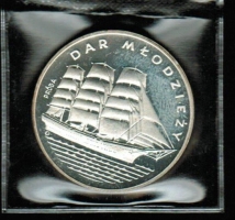 Polen: 500 Zlotych, 1982, PROBA, Segelschulschiff 'Dar Pomorza', 16,75/625 Silber nur 1 x auf Lager 