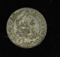 Österreich/Tirol: 3 Kreuzer, Leopold Haus Habsburg 17.Jahrhundert 